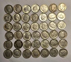 1946-1964 90% Silver Roosevelt Dimes - Lot of 42