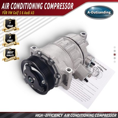 Klimakompressor 7SEU16C Für VW Golf Jetta Passat Audi A3 Skoda Octavia 2 Seat