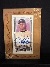 DEREK JETER 2025 Topps Allen & Ginter Framed Mini ON CARD AUTO NY Yankees #MADJ