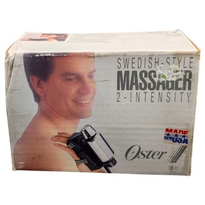 Vintage Oster Massager Imperial Swedish Style 2 Intensity Model 138-11 Made USA
