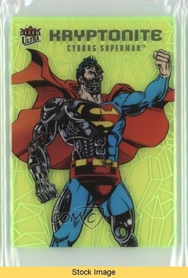 2026 Fleer Ultra Superman Kryptonite Cyborg Superman #K-9 READ 4hc