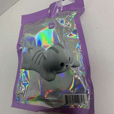 Grey Cat Wrist Rest Squishy Stress Toy Support Cushion Comfort Desk