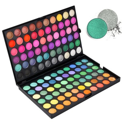 120 Farben Lidschatten Palette, Matt Schminke Augen MakeUp Palette, Hochpigme...