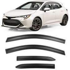 2019-2026 Tape-on Rain Guards for Toyota Corolla Hatchback Side Window Deflec...