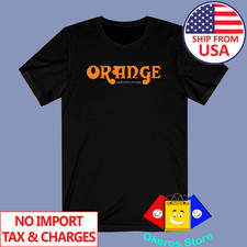 Orange Amplifiers Classic Men's Black Size S to 3XL