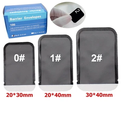 Dental Digital X-Ray Scan X Barrier Envelopes for Phosphor Plate #0/#1/#2 - Photo 1/4
