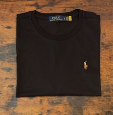 Polo Ralph Lauren T-Shirt Men NWOT Short Sleeve Black Size M-L