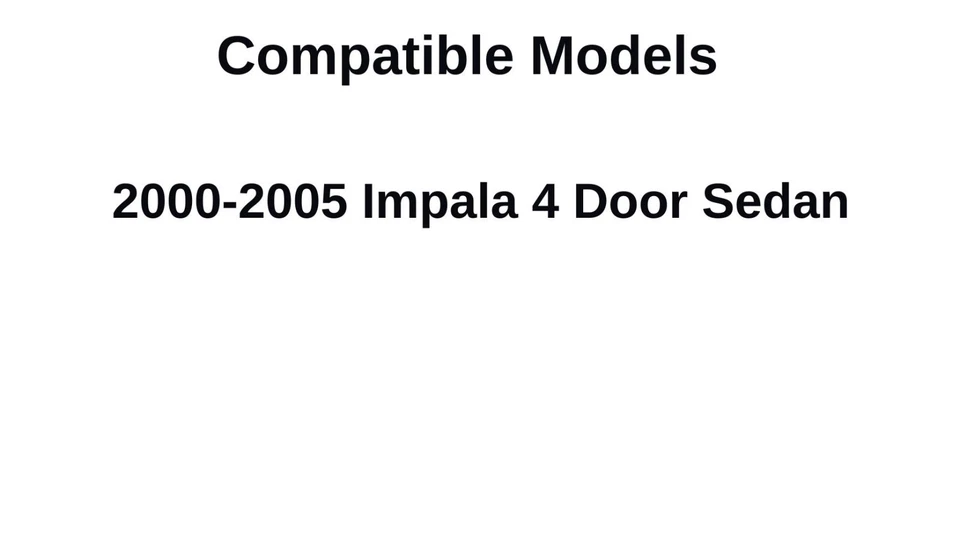Fits 2000-2005 Chevrolet Impala Back Window Glass Rear Heated Foto 3 de 4