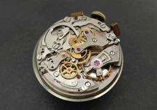 Vintage Eldor Chronograph Movement Caliber LANDERON 48 & Dial. Working!