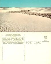 White Sands National Monument New Mexico Ripples of White Sands Postcard