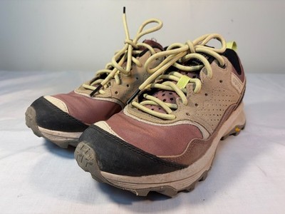 Merrell Speed Solo Hiking Shoes Women's Burlwood Lace Trail - US 7.5