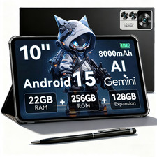 Neue Android 15 Tablet 10 Zoll Elektronik Tablets 22GB / 256GB Octa-Core 5G Wifi