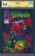 SPAWN #1 CGC SS 9.6 Signed by TODD MCFARLANE 1992 Signed W/ WHITE MARKER
