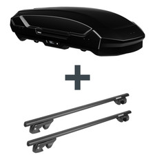 Dachbox Thule Motion 3 M + Dachträger Menabo für Opel Astra G Caravan Typ F35 NP