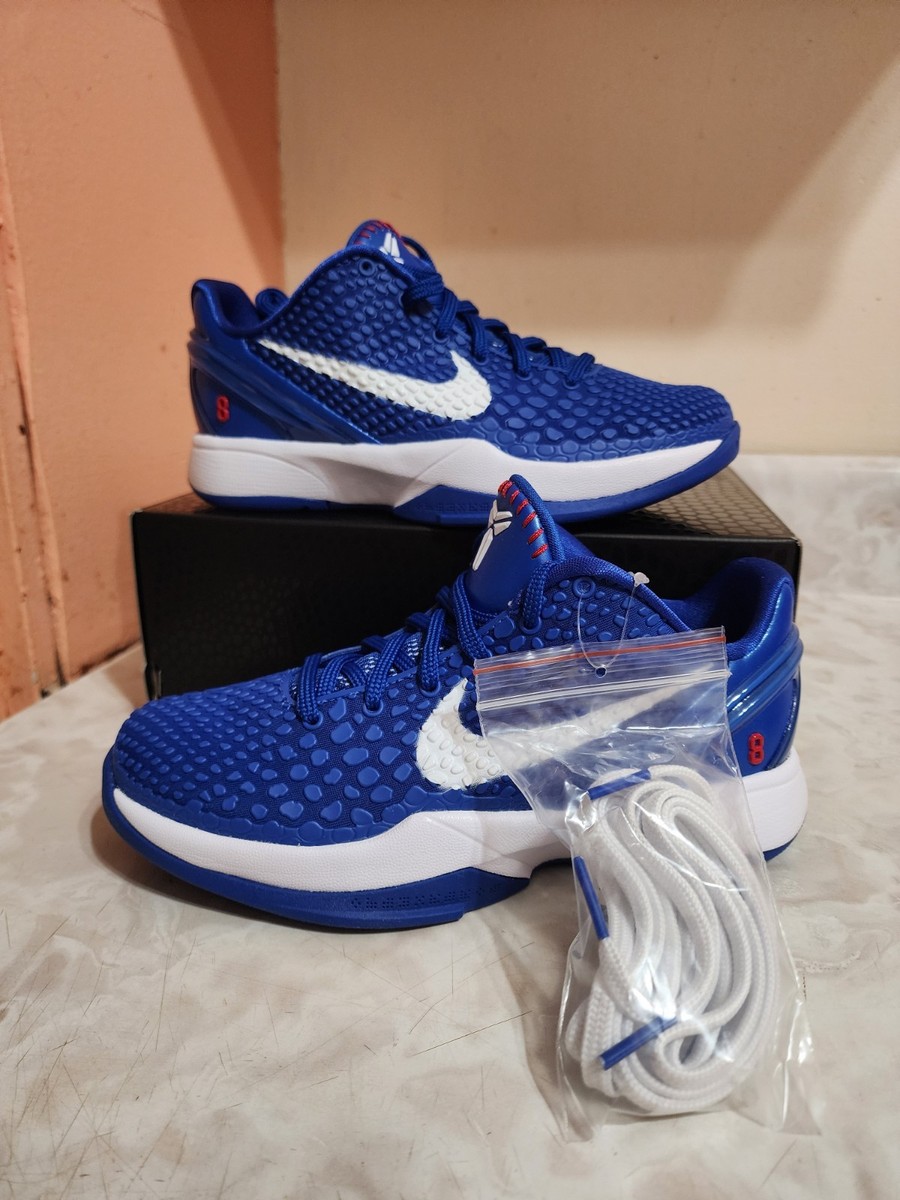 Youth Size 4 Nike Kobe 6 VI (GS) Dodgers Game Royal Blue-White