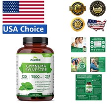 Extra Strength Gymnema Sylvestre - 120 Capsules with 25 Gymnemic Acid
