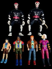 Vintage Captain Planet Figure Lot 6 Kwame Wheeler Ma-Ti Dr Blight Tiger Toys