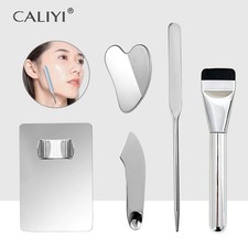Makeup Foundation Brush Mixing Palette Stainless Steel Lipstick Eye Shadow Mixer