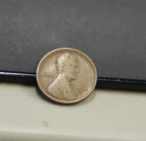 1911 D US Lincoln Cent 1c Fine Semi Key