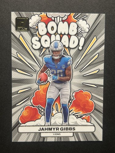 Jahmyr Gibbs #BS-26 2023 Panini Donruss Bomb Squad card