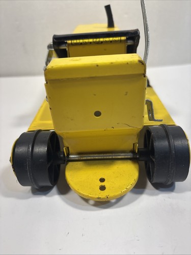 Vintage Tonka 1962-1966, caricatore T-6, giallo, acciaio pressato - Foto 6 di 19