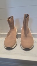 Balenciaga Beige/White Speed LT Run Trainers Womens