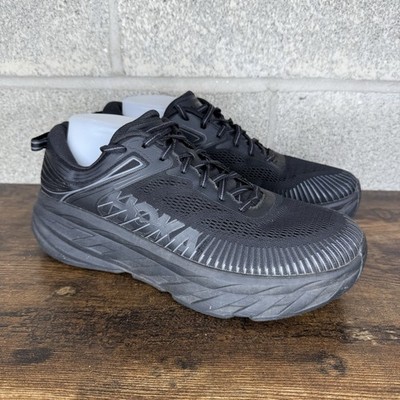 Hoka One One Men s Bondi 7 Triple Black Shoes Size 10.5 Walking Running