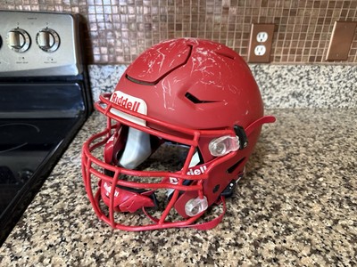 Riddell SpeedFlex Full Size Gameday Football Helmet Matte Red w