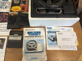 ORIGINAL ColecoVision 2400 Video Console in Box & Steering Wheel UNTESTED As Is