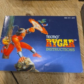Rygar (Nintendo NES, 1987) Complete with box and Manual