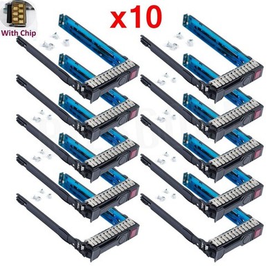 10x 2.5'' SAS SATA Hard Disk Drive Tray Caddy Sled ProLiant for HP BL460c G8 G9