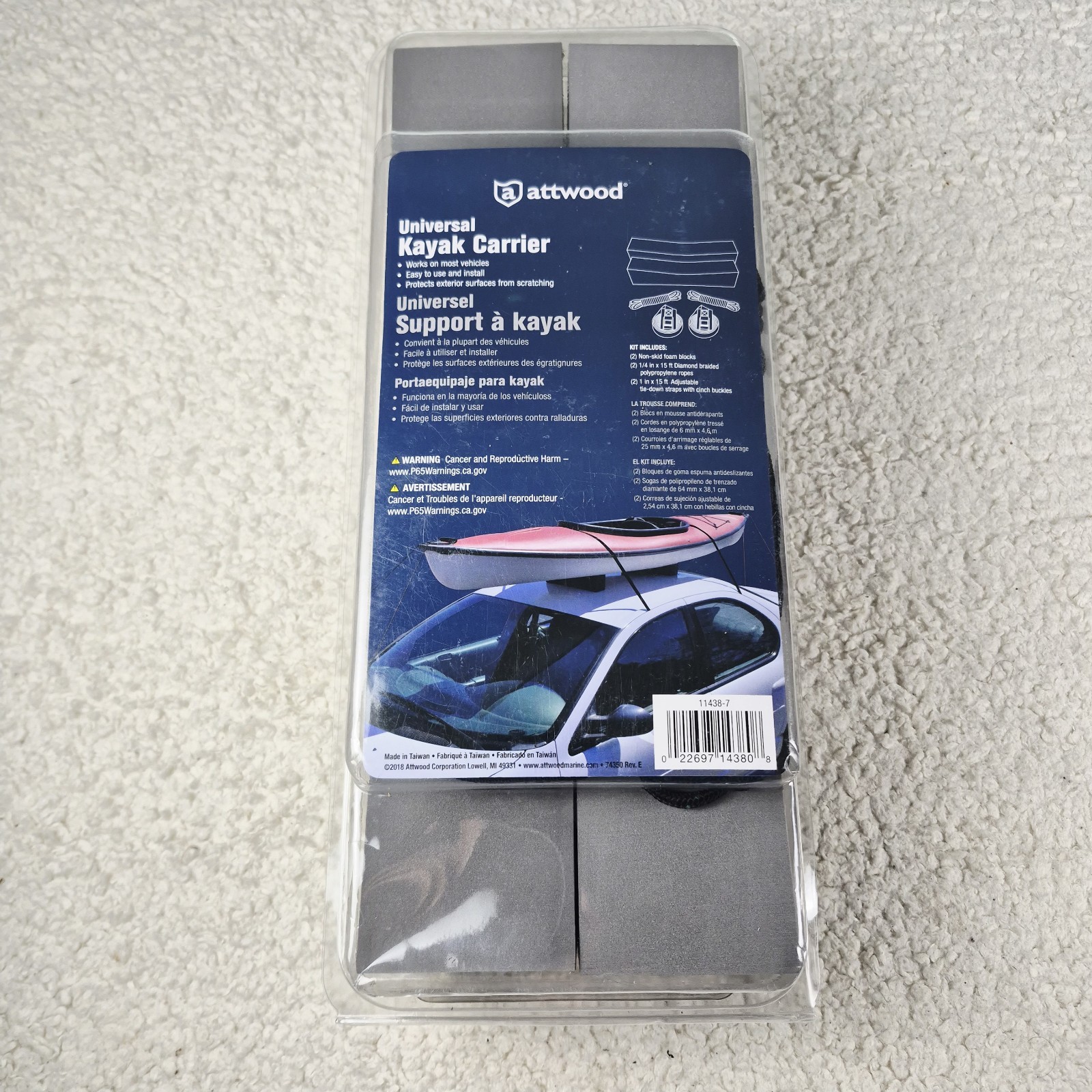 Carrier Kit Rack Small Foam Block Roof New
