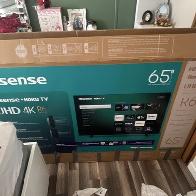 Hisense R6 Series 65in 4K UHD LED Roku Smart TV w/ Game Mode, Netflix