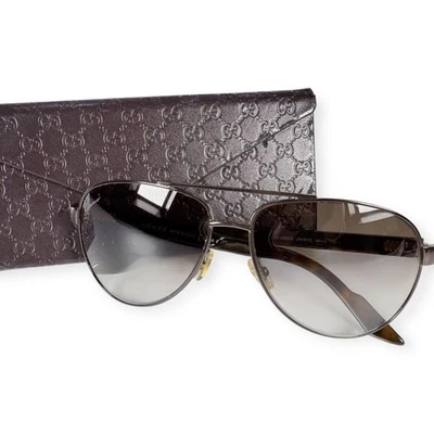 Collection d'accessoires de mode GUCCI Shelly Line Teardrop Aviator GG e476 - Photo 1/4