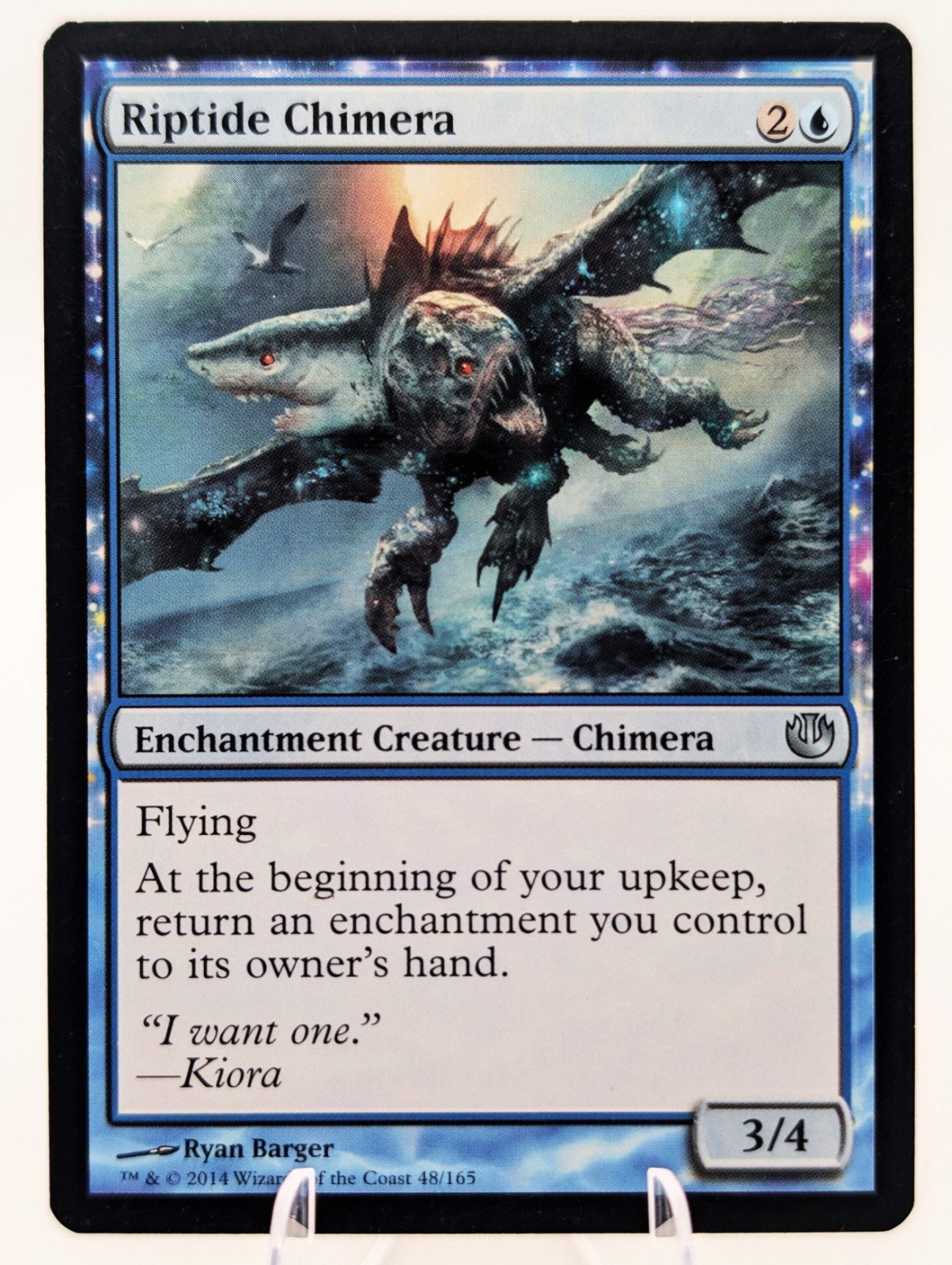 Riptide Chimera | MTG JOU | EDH Commander Blue Enchantment Bounce Flyer | LP
