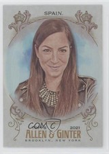 2021 Topps Allen & Ginter's Hot Box Silver Portrait Sarah Spain #206 w7v