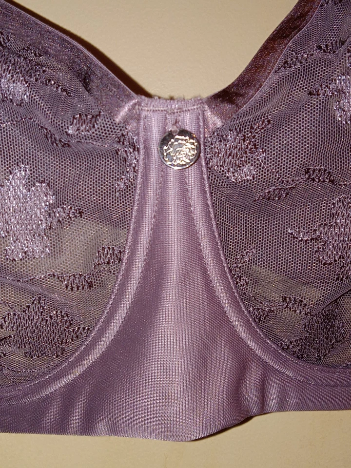 Sujetador con aros JMS Just My Size 1203 moderno curvilíneo sin forro Balconette 46DDD marrón Foto 2 de 4