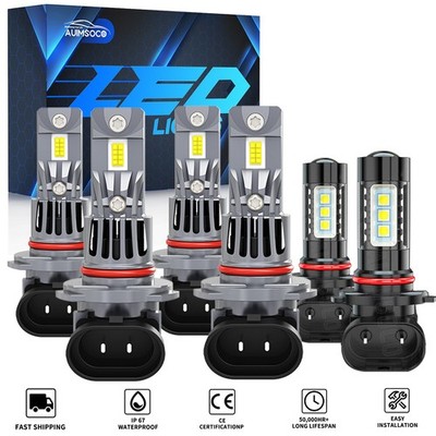 For 2002-2005 Ford Explorer Sport Utility 4-Door LED Headlight Fog Light W/Fan