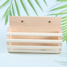 Pet Feeding Rack Wooden Grass Stand Frame Pet Supplies for Rabbit Guinea Pig