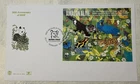 GB QEII 2011 WWF Amazon Alive Minisheet Stuart Embossed FDC Born Free Horsham