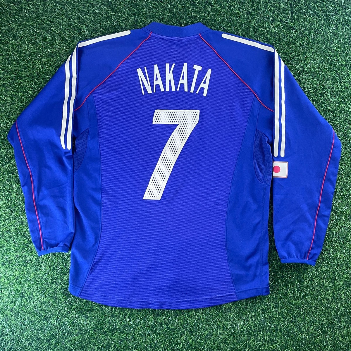 Hidetoshi Nakata 2002 Japan Long Sleeve Jersey Shirt Kit – Size
