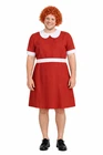Adult Mens Annie Orphan Girl Stag Party Night Fancy Dress Costume