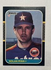 1987 Donruss Nolan Ryan Houston Astros HOF – Black Border Base NM