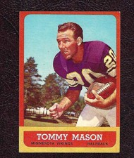 1963 Topps Football Card #99 Tommy Mason, Minnesota Vikings, NM!