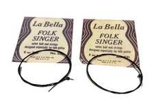 Vintage La Bella Folk Singer Nylon Guitar Strings No 831 and 832 E  O Mari