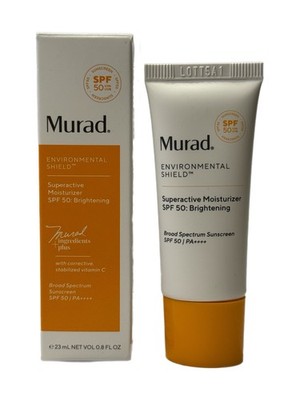 Murad Superactive Feuchtigkeitscreme SPF 50 Aufhellend 0,8 fl oz EXP 2027
