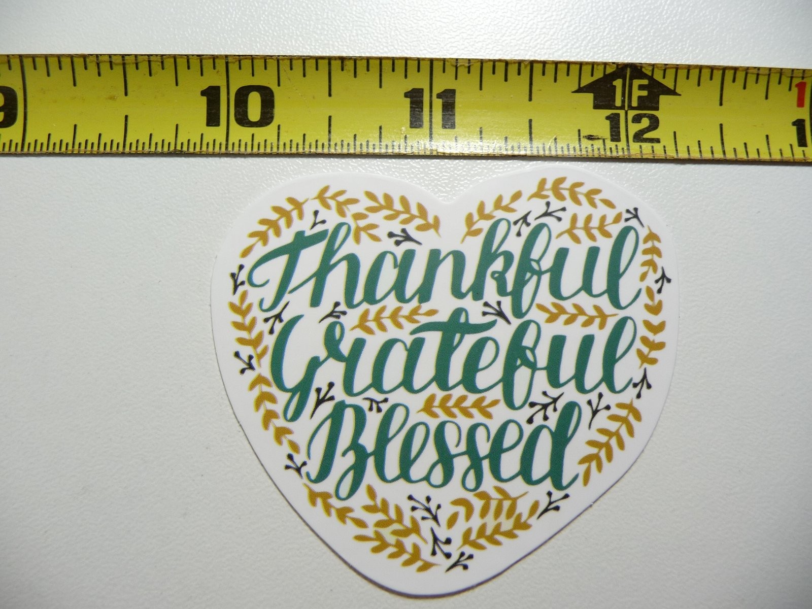 Faith-Inspired Thankful Blessed Decal Sticker for Church & Home