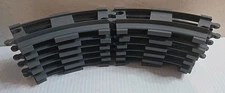 Lego Duplo Train Tracks Lot Of 12 6378 Curved Track Bluish Gray Full Circle