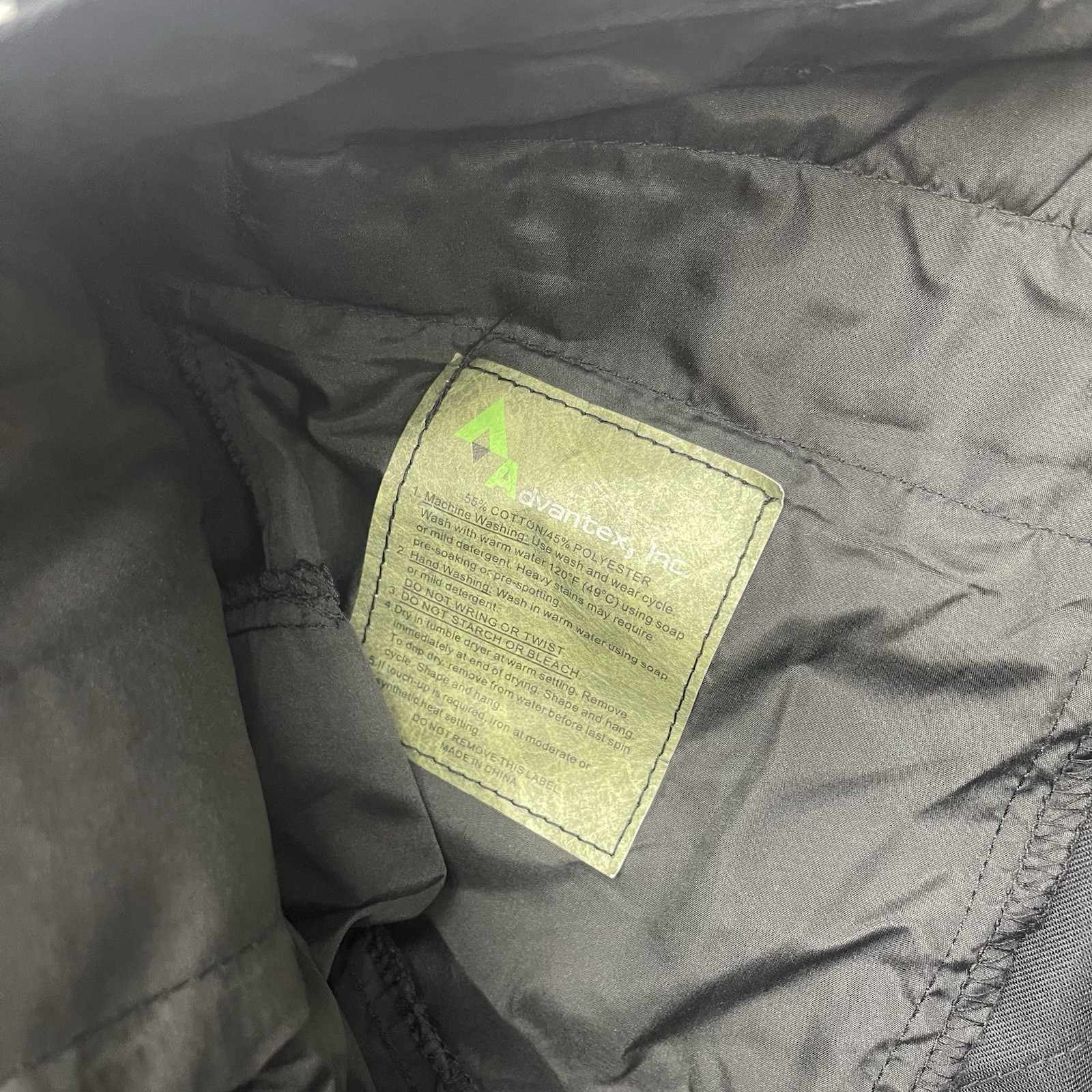 Advantex Black Drawstring Ankle Cargo Uniform Pan… - image 6