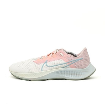 Nike Damen Pegasus 38 Sneaker Weiß/Rosa/Blau Mesh Zoom Laufschuhe EU 42.5